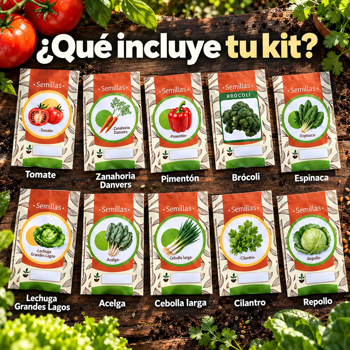 Kit Semillas Huerta en Casa