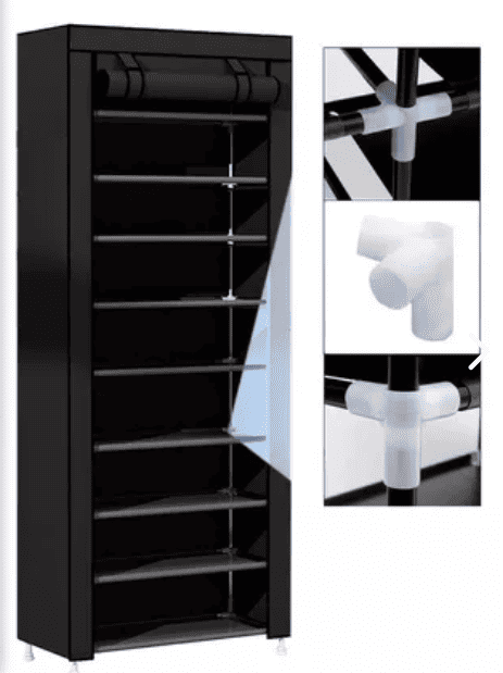 SHOETOWER®️ ORGANIZADOR DE ZAPATOS DE 9 NIVELES