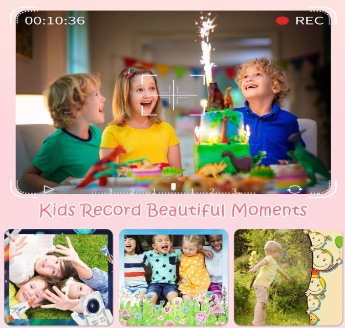 KidCAM®️Clic, clic y ¡recuerdos! La cámara más divertida para los peques🐰📷