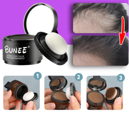 Bunee®️ Cobertura profesional para canas y calvicie en un solo toque✨🤩
