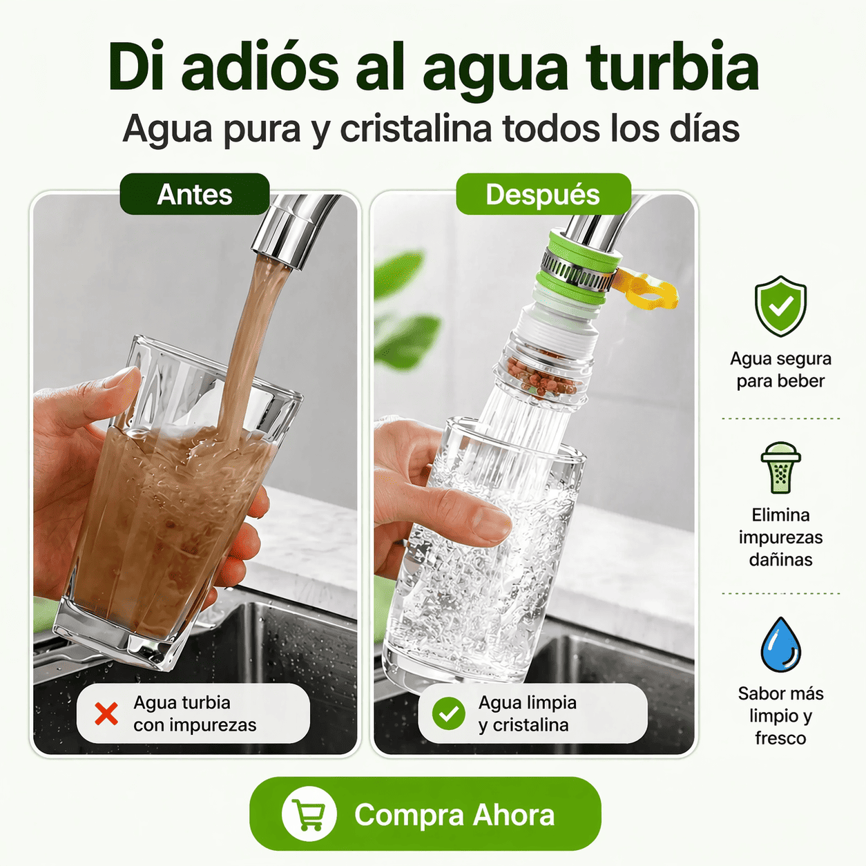 Aqua360®️ PAGA 1, LLEVA 3 y disfruta de agua limpia y segura siempre 💧