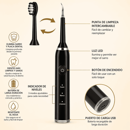 Eliminador de Sarro Dental 5 en 1