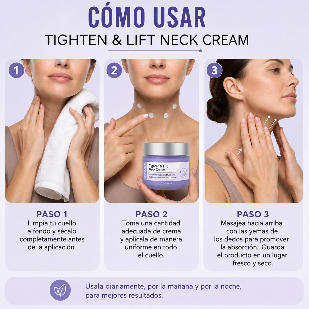 GoPure - Crema Reafirmante para Cuello y Escote