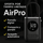AirPro® Compresor de aire portátil recargable con pantalla digital y luz LED