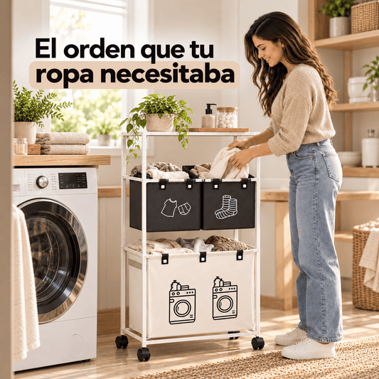 Cesta Organizadora de Ropa 4 en 1