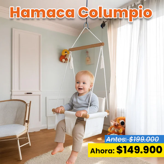 Hamaca columpio ¡Diversión y seguridad para los chiquitos! 🤩👶