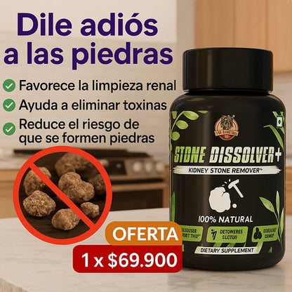 Stone Dissolver 💪😱 ¡Previene la formación de cálculos renales!