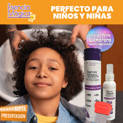Combo tratamiento anti piojos 🚫😱 ¡Elimínalos RÁPIDO y sin irritación!