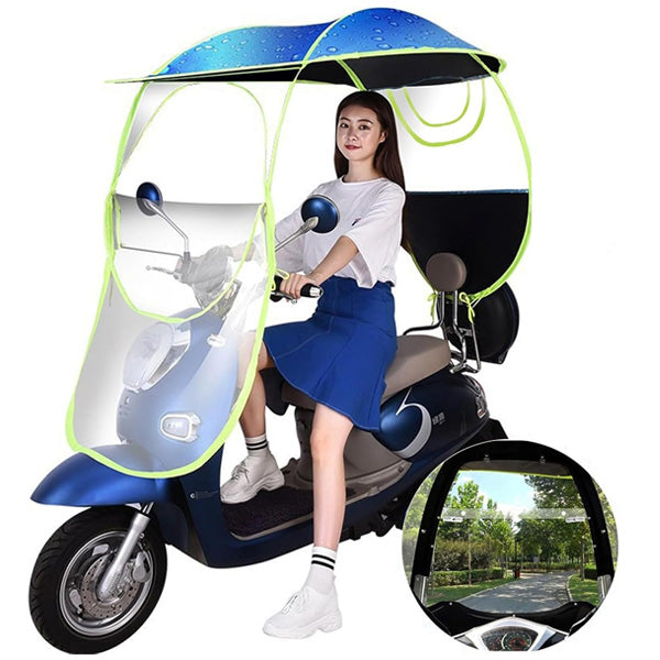 Techo para moto 🛵✨ ¡Maneja tranquila sin miedo al clima!
