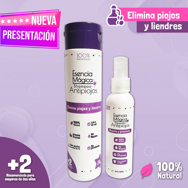 Combo tratamiento anti piojos 🚫😱 ¡Elimínalos RÁPIDO y sin irritación!
