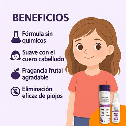 Combo tratamiento anti piojos 🚫😱 ¡Elimínalos RÁPIDO y sin irritación!