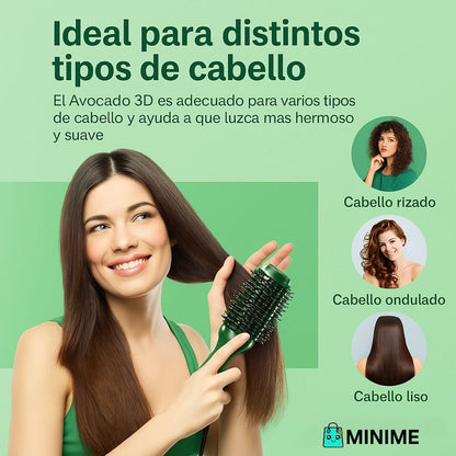 Avocado 3D® ¡Despídete del frizz y del pelo rebelde en minutos! 🥑✨ + GRATIS 2 mascarillas removedoras de puntos negros 🎁
