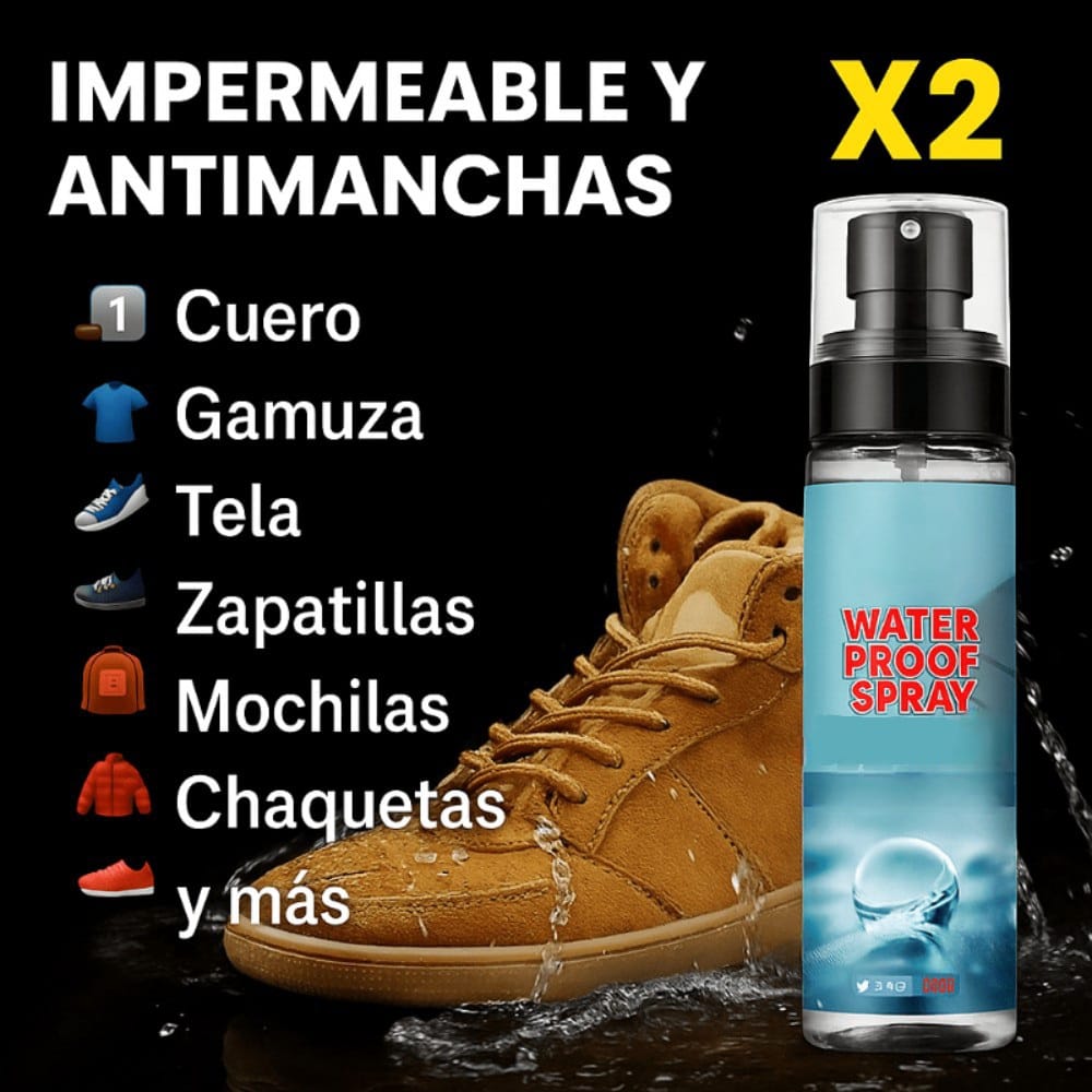 MagicSpray® 2X1 🎁 Protege tus zapatos del agua y las manchas👟💦