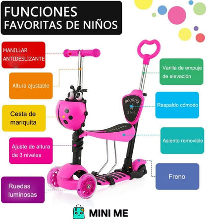 BUGGY®️ La scooter 5 en 1 que crece con ellos!🤩🛴 + ENVÍO GRATIS