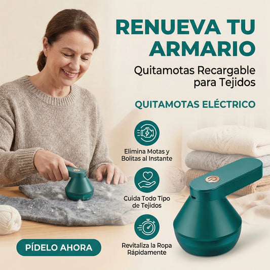 Quita motas eléctrico recargable
