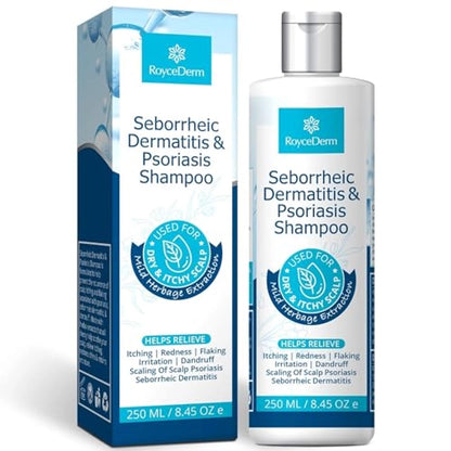 RoyceDerm Shampoo - Elimina Caspa, Psoriasis y Dermatitis Seborreica
