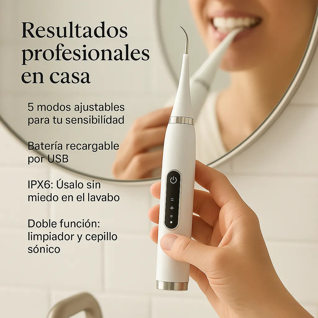 Removedor de Sarro ✨ Elimina placa y cálculos sin salir de casa